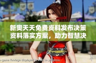 新奥天天免费资料发布决策资料落实方案，助力智慧决策与执行