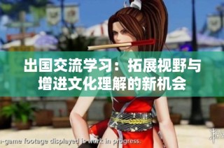 出国交流学习：拓展视野与增进文化理解的新机会
