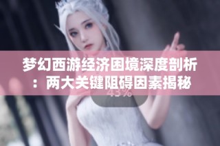 梦幻西游经济困境深度剖析：两大关键阻碍因素揭秘