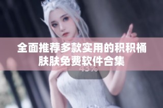 全面推荐多款实用的积积桶肤肤免费软件合集