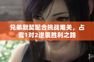 兄弟默契配合挑战难关，占鸾1对2逆袭胜利之路