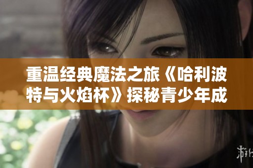 重温经典魔法之旅《哈利波特与火焰杯》探秘青少年成长与友谊的深刻寓意