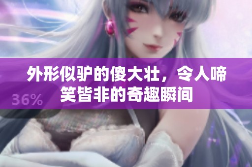 外形似驴的傻大壮，令人啼笑皆非的奇趣瞬间