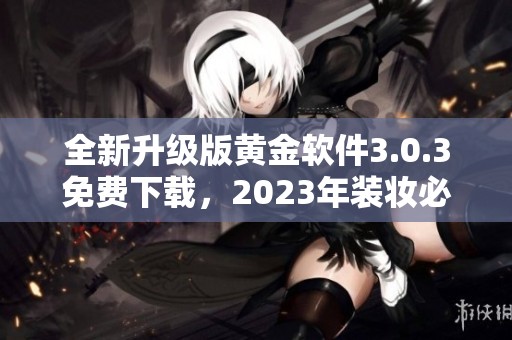 全新升级版黄金软件3.0.3免费下载，2023年装妆必备工具