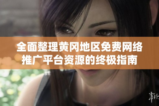 全面整理黄冈地区免费网络推广平台资源的终极指南