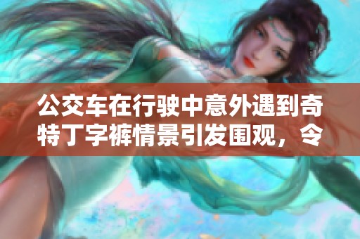 公交车在行驶中意外遇到奇特丁字裤情景引发围观，令人忍俊不禁