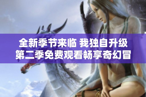 全新季节来临 我独自升级第二季免费观看畅享奇幻冒险